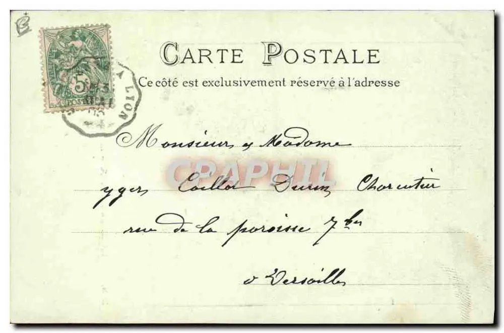 Ao redor de Lyon — Ermitage do Monte Cindre — L.M. n° 10 - Verso