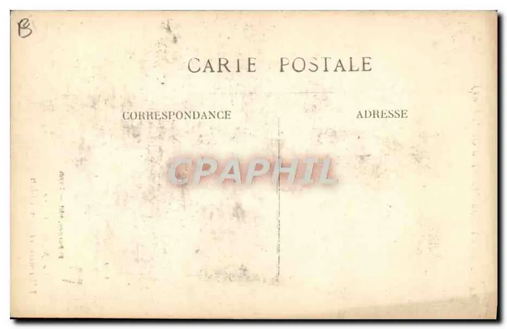 St-Cyr-au-Mont-d'Or (Rhône) — O eremita e seu cão — S. Farges, n°1495 - Verso