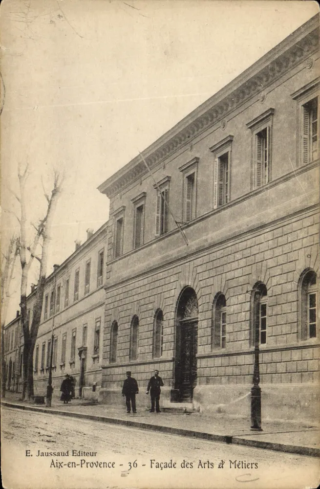 Fassade der Arts & Métiers — Aix-en-Provence — E. Jaussaud Editeur - 36 - Vorderseite