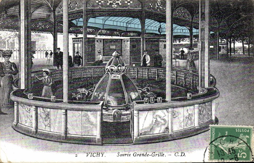 Vichy — Fonte Grande-Grille — C.D. - Frente