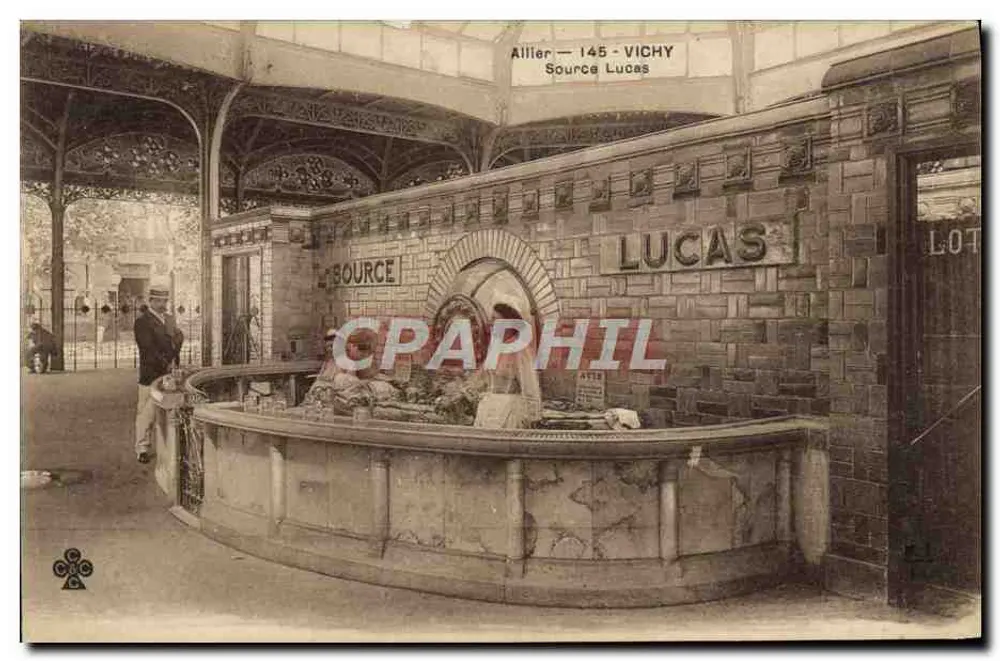 Fonte Lucas — Vichy — Allier — 145 — Vichy - Frente