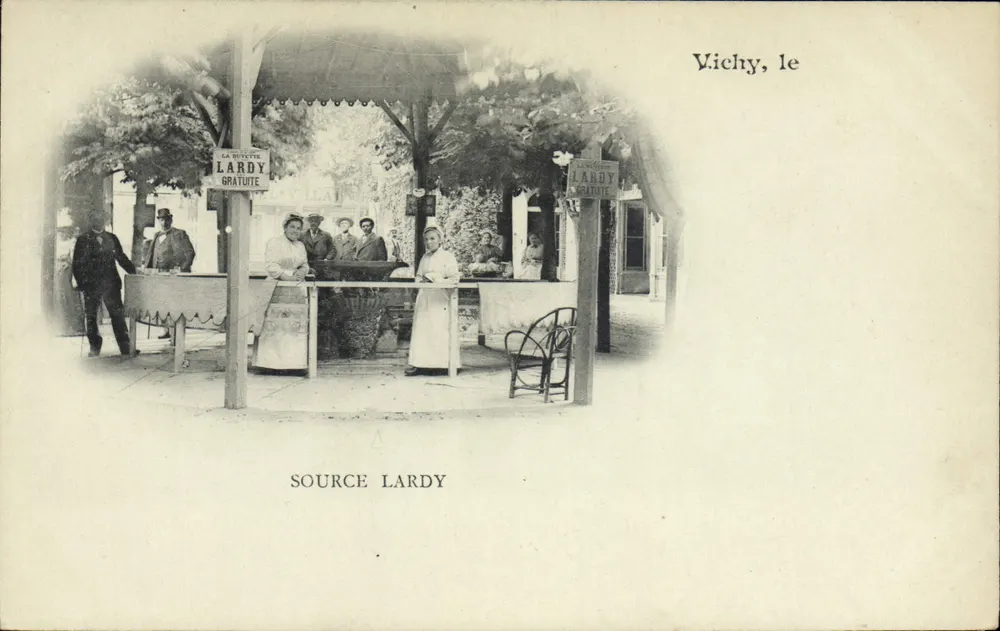 Vichy, a Fonte Lardy — editor desconhecido, número de série não visível - Frente