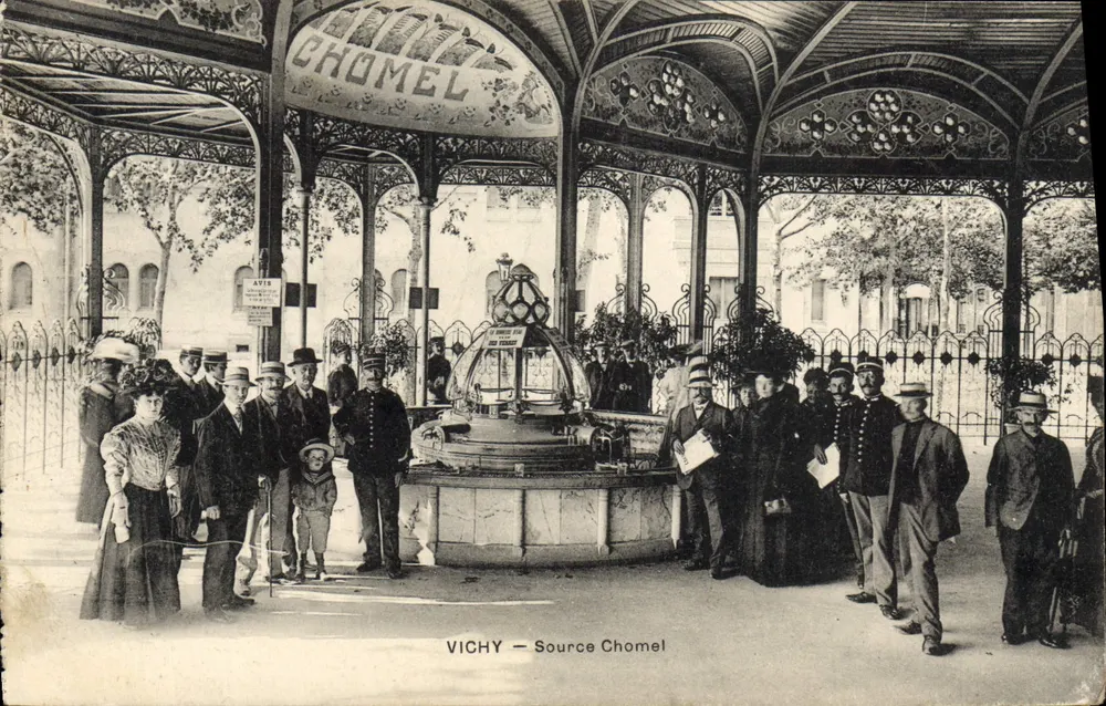 Vichy — Fonte Chomel — editor Vichy, número de série não visível - Frente