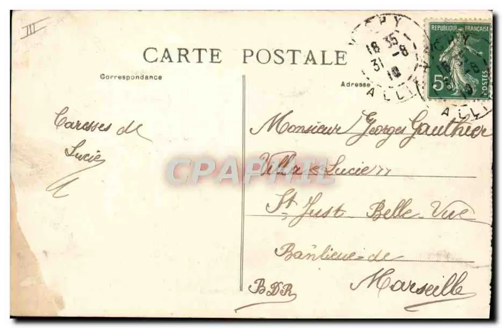 Vichy — Fonte Chomel — editor Vichy, número de série não visível - Verso