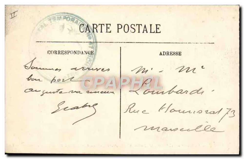 Vichy — A Fonte dos Célestins — M. Lucien Woogt, Arquiteto - Verso