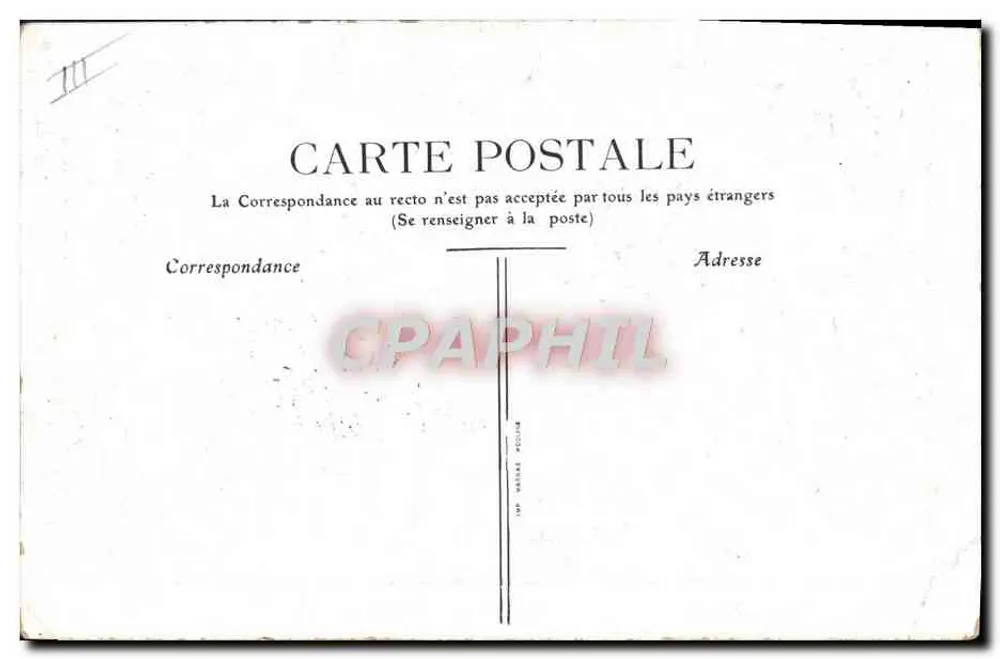Vichy — Fonte Chomei (Doadoras de água) — Chomel - Verso