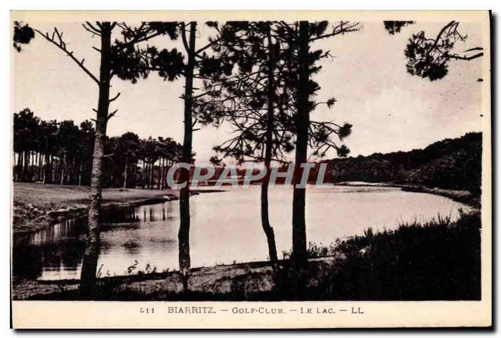 Biarritz — Clube de Golfe — O Lago — LL — n°544 - Frente