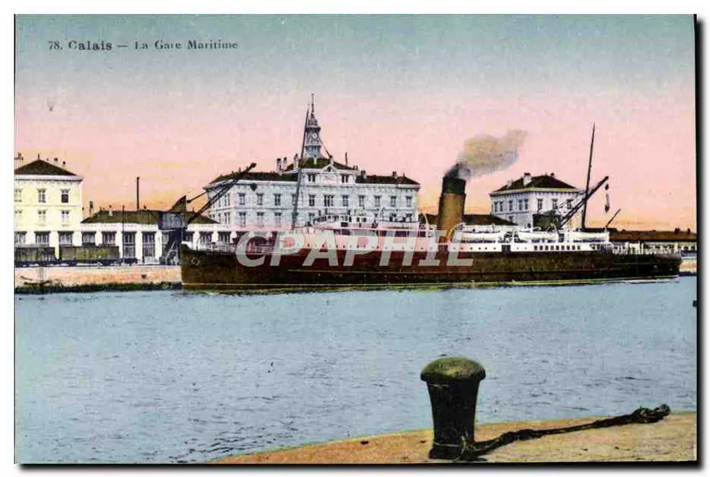 Calais — De Zeekade — Uitgave Baugé, Calais - Voorkant