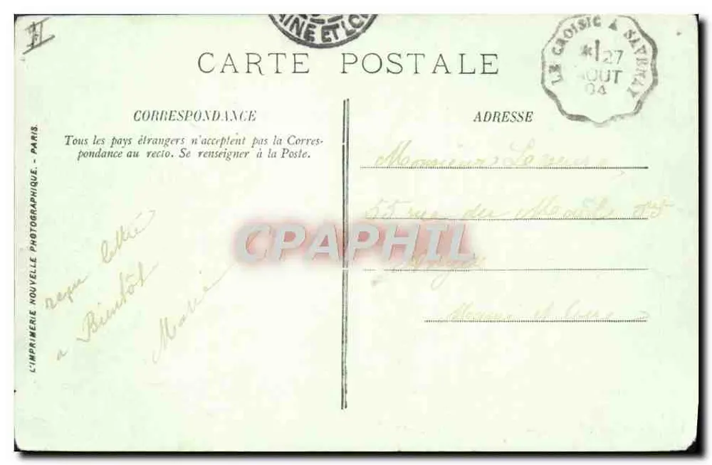 Saint-Nazaire — Der Hafenzugang — LL. - Rückseite