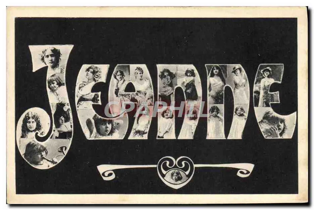Jeanne — Carta postal artística — Raphael Tuck & Fils, Paris - Frente
