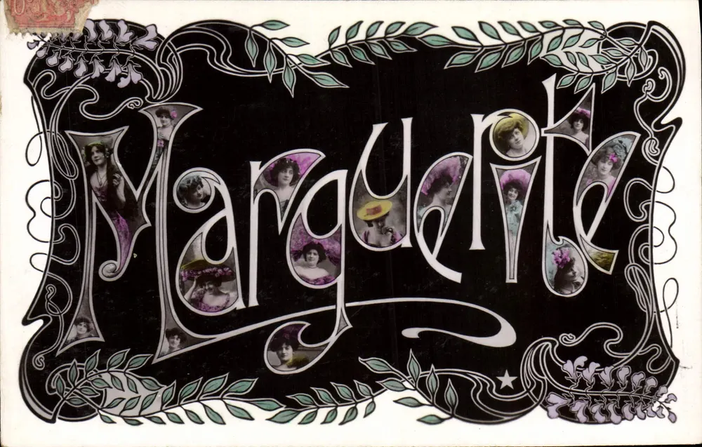 Marguerite — Carte postale Art Nouveau — Marque "ETOILE" Paris - Frente