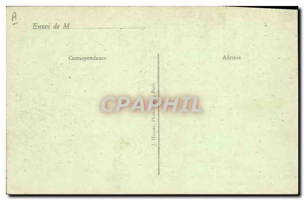 Paris - Jardin des Plantes - Der Kamel — J. H. - Rückseite