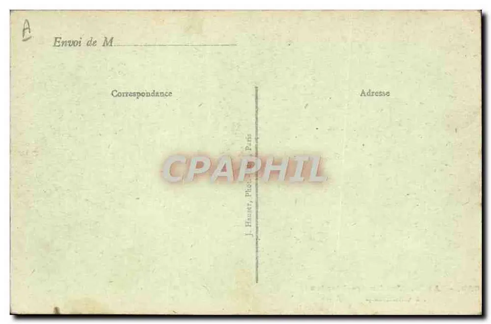 Paris - Jardin des Plantes - Der Kamel — J. H. - Rückseite