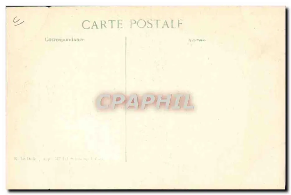 Deutsche Gefangene im englischen Lager — 1914 — ELD-Ausgabe, erste Serie - Rückseite