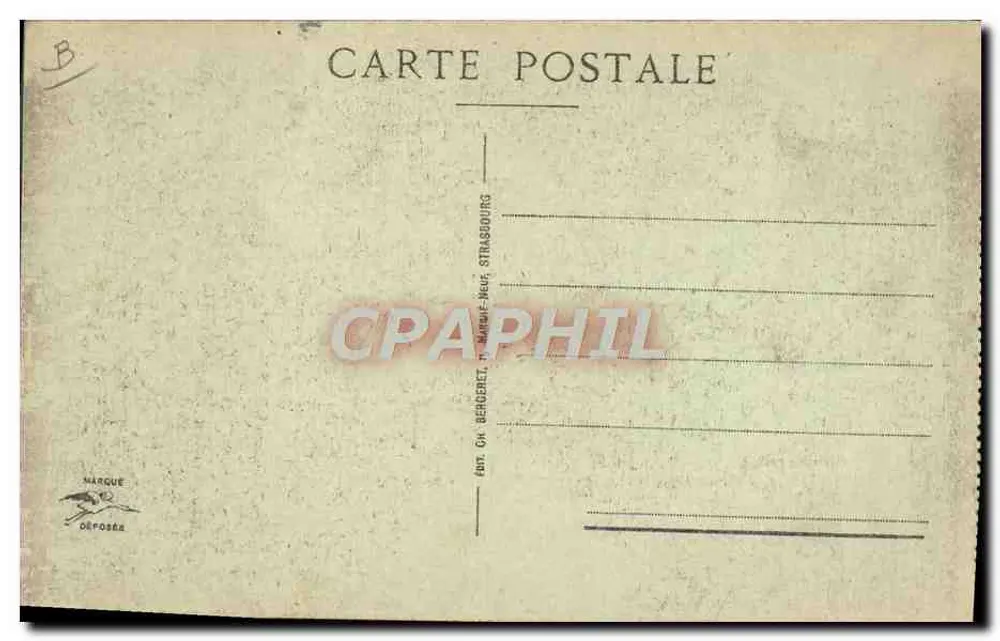 Deutsche Gefangene marschieren vor dem Hauptquartier — SOUILLLY 1916 — Verlag nicht sichtbar - Rückseite