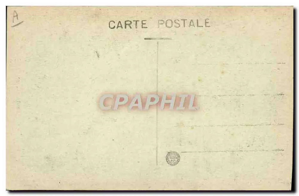 Mulher bethmalaise — Tipo de bethmalaise perto de Castillon (Ariège) — François Ferre, editor St-Girons, n°21 - Verso