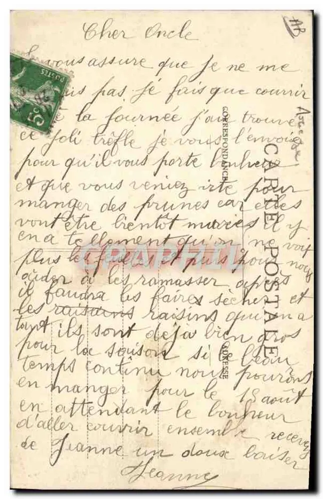 Bethmalaise — Tipo de Bethmalaise — Fauré e Filhos, fotografia-editora, St-Girons (Ariège) - Verso