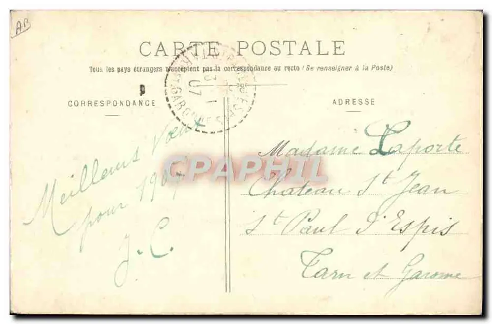 Bethmalaise — Tipo de Bethmalaise — Fouré e filhos, editores (Ariège) - Verso