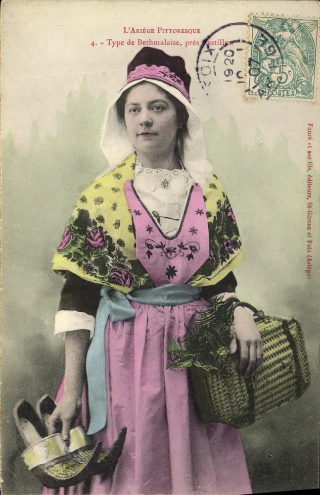 Bethmalaise — Type de Bethmalaise, près Castillon — Frantz et ses fils, éditeurs, St-Girons et Foix (Ariège) - Awers