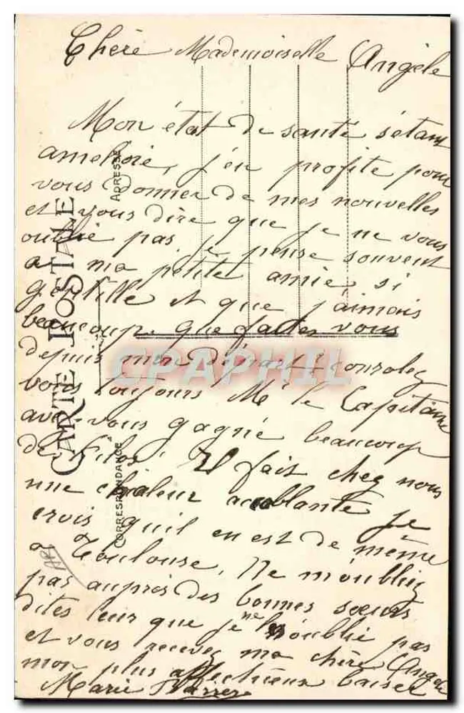 Perpignan — Tipos de Catalunha — J. Fau, livreiro, Perpignan - Verso