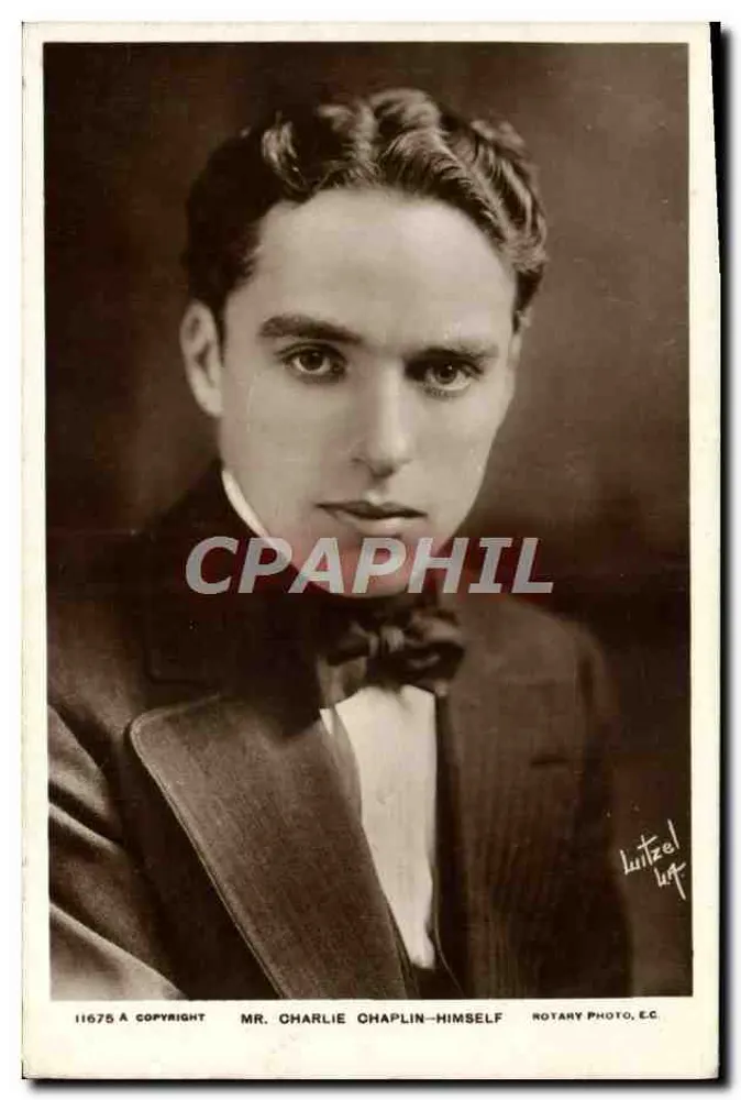 Sr. Charlie Chaplin—Ele Mesmo — Foto Rotary, E.C. — série Série Fotográfica Rotary - Frente