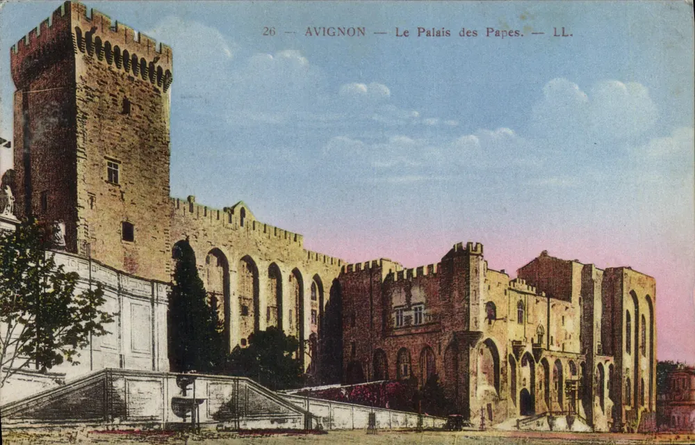 Avignon — O Palácio dos Papas — LL. — n°26 - Frente