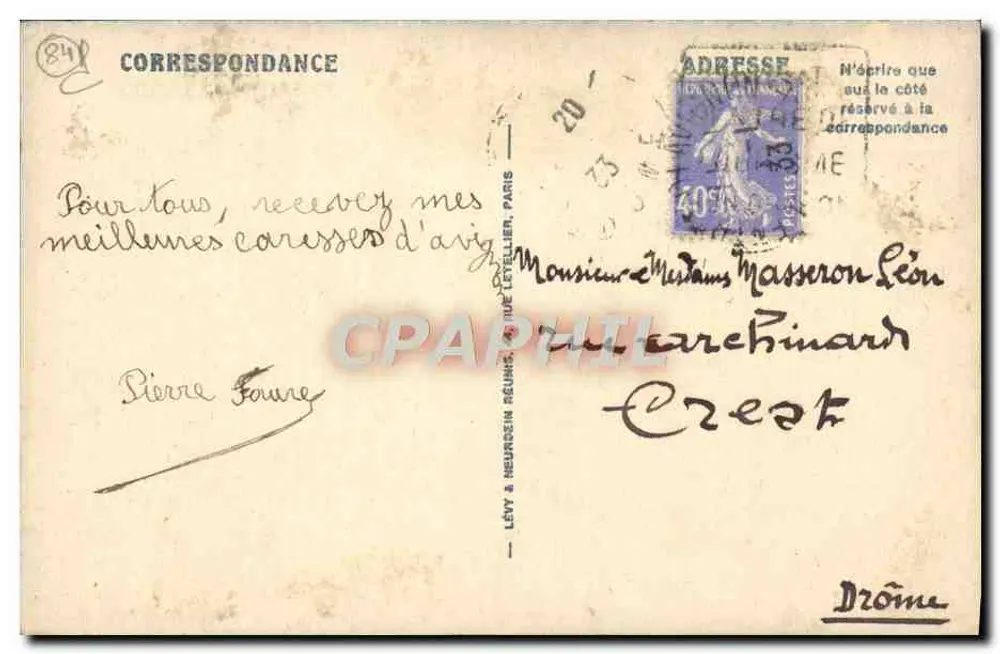 Avignon — O Palácio dos Papas — LL. — n°26 - Verso