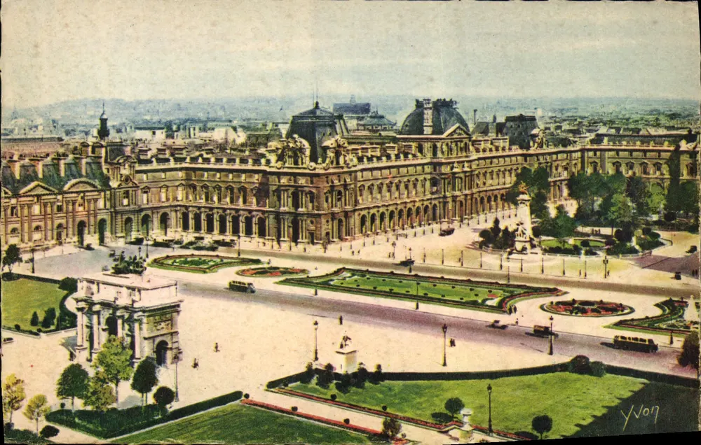 Paris — Place du Carrousel — Éditions d'Art Tyvon - Frente