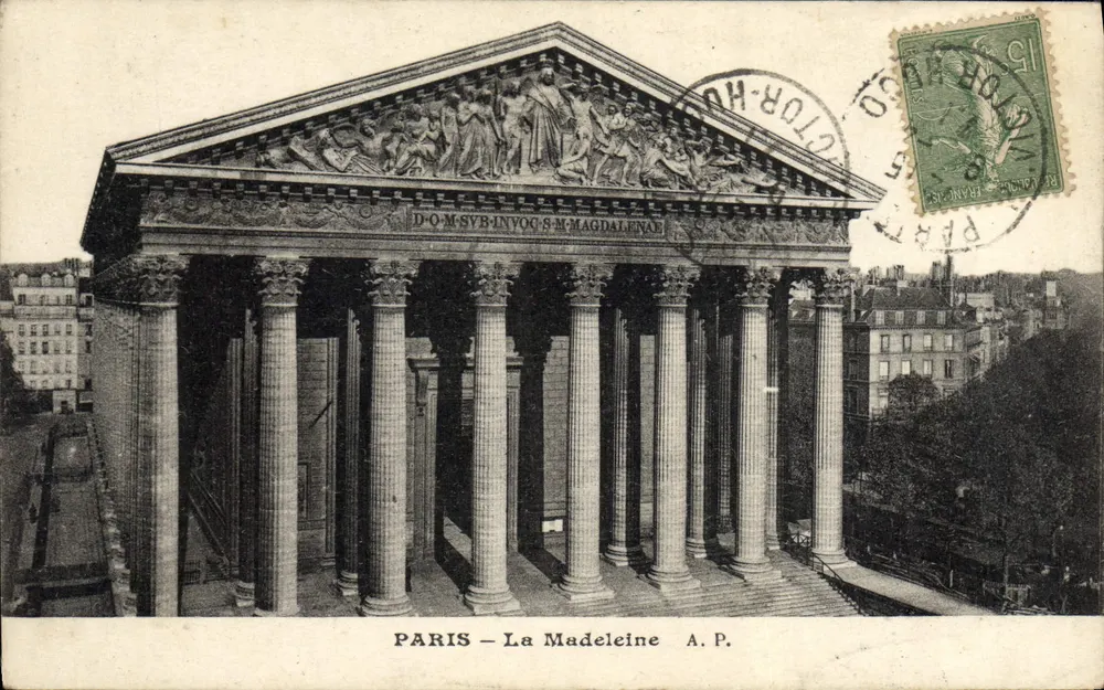 PARIS — A Madeleine — A.P. - Frente