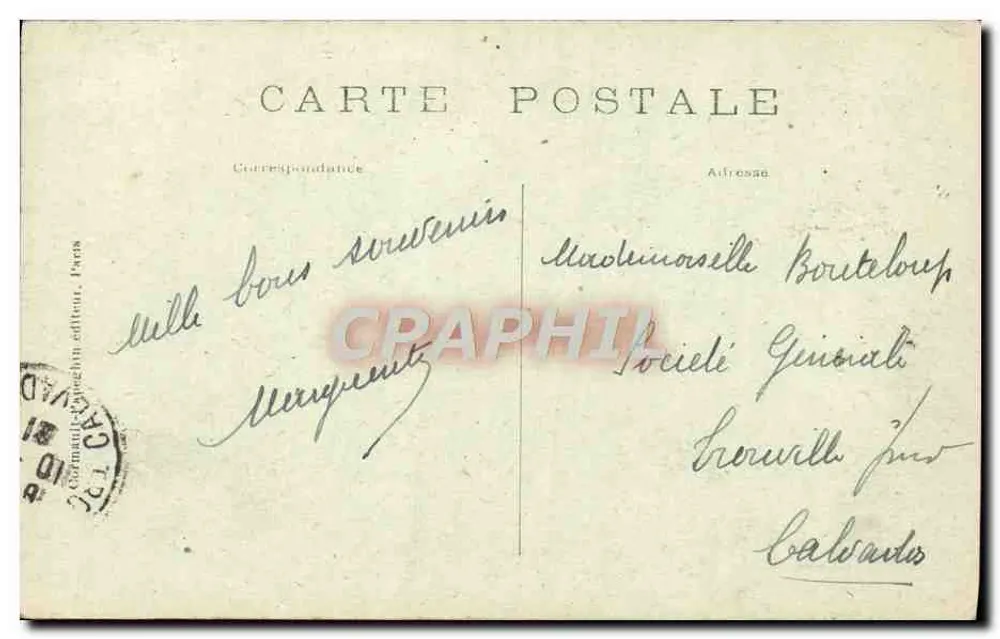 PARIS — A Madeleine — A.P. - Verso