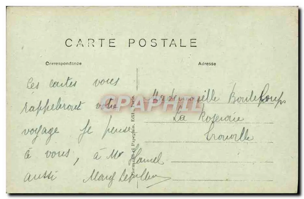 Paris — Der Pont Alexandre III, aufgenommen in der Nähe des Palais des Champs-Élysées — A.P. - Rückseite