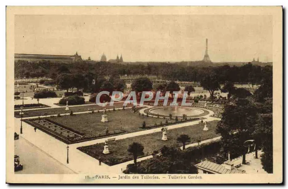 Paris — Jardim dos Tullerias — Jardim dos Tullerias - Frente