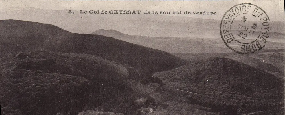 De Schedel van CEYSSAT in zijn groene nest — Observatorium van het Puy de Dôme, n°8 - Voorkant