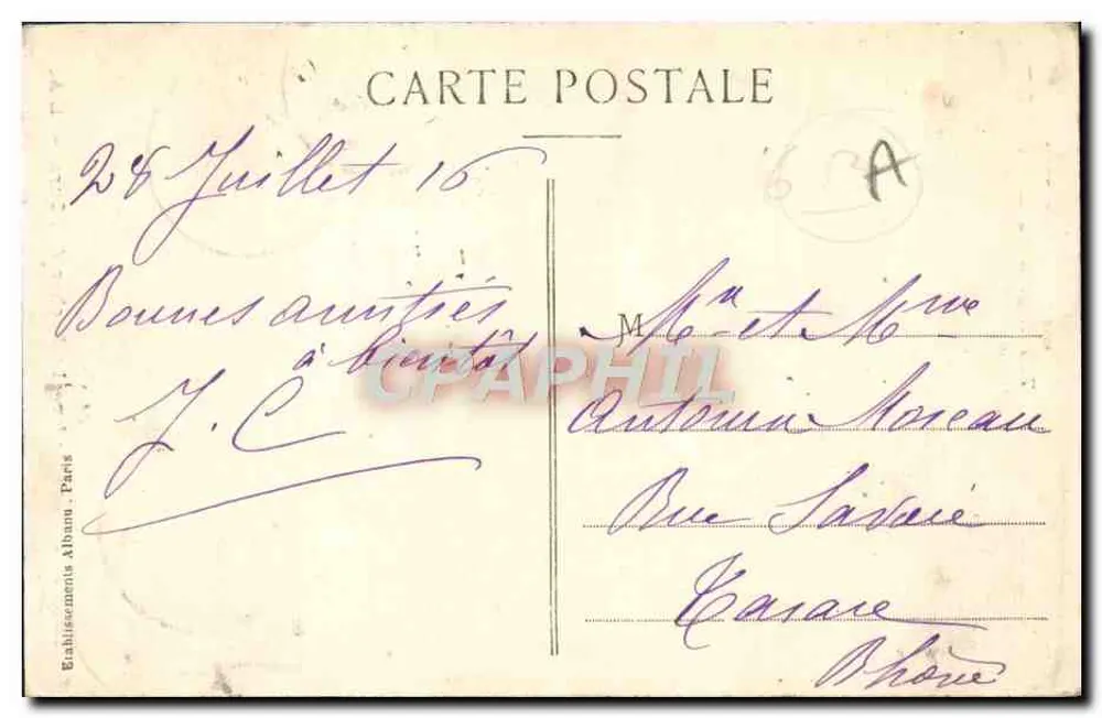 Tal des Höllen — Der Bärenfelsen — E.A. — Unsere Orte der Auvergne 765 — Region Mont-Dore - Rückseite