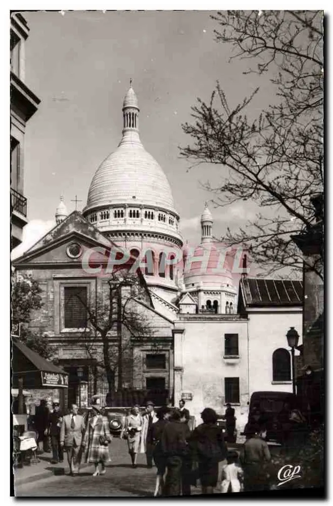 Paris - Der Sacré-Cœur — Verleger Cap, Nr. (51) - Vorderseite