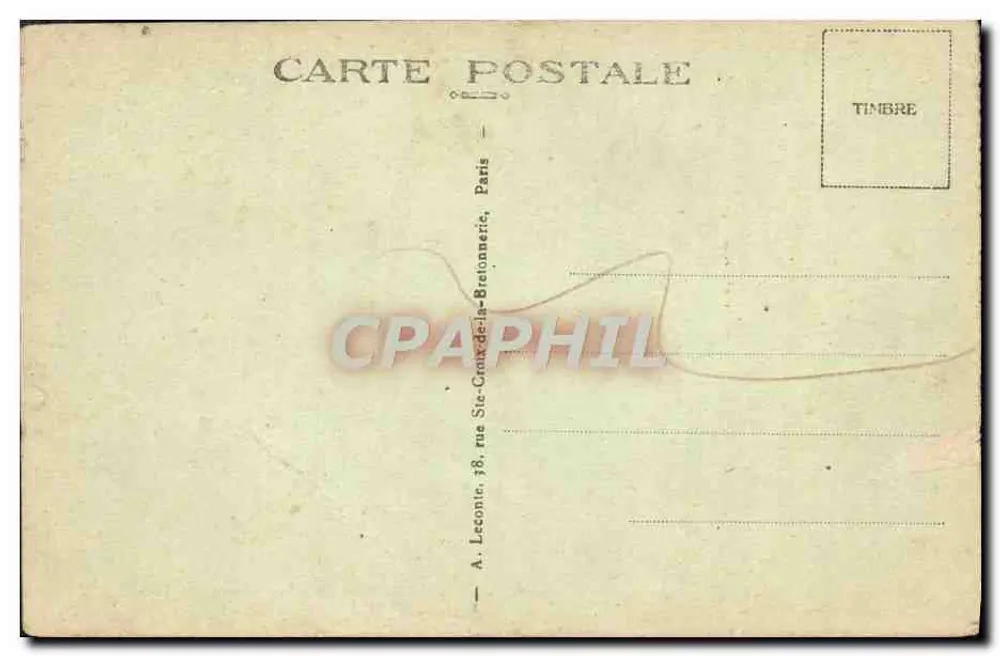 Der Kutsche der Krönung von Karl X — VERSAILLES — A. L. - Rückseite