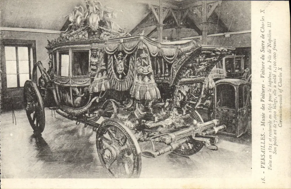 Wagen der Krönung Napoleons III — Museum der Wagen in Versailles — n°18 - Vorderseite