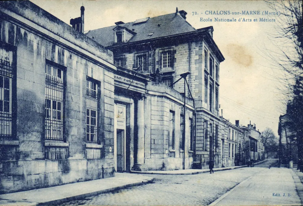 Chalons-sur-Marne (Marne) — Nationale Schule für Kunst und Handwerkskunst — Verlag J.B. - Vorderseite