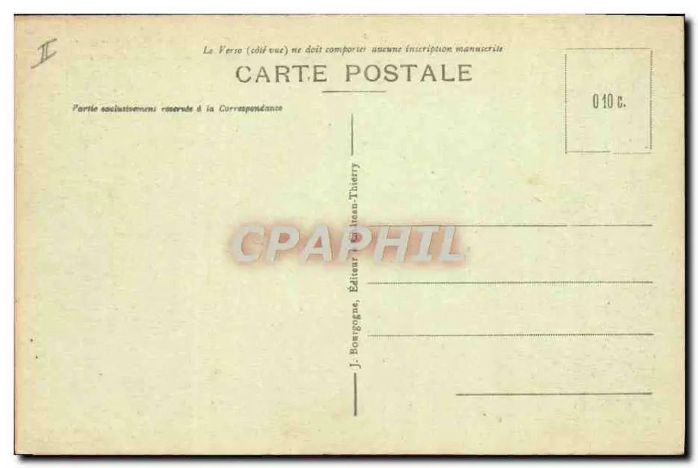 Chalons-sur-Marne (Marne) — Nationale Schule für Kunst und Handwerkskunst — Verlag J.B. - Rückseite