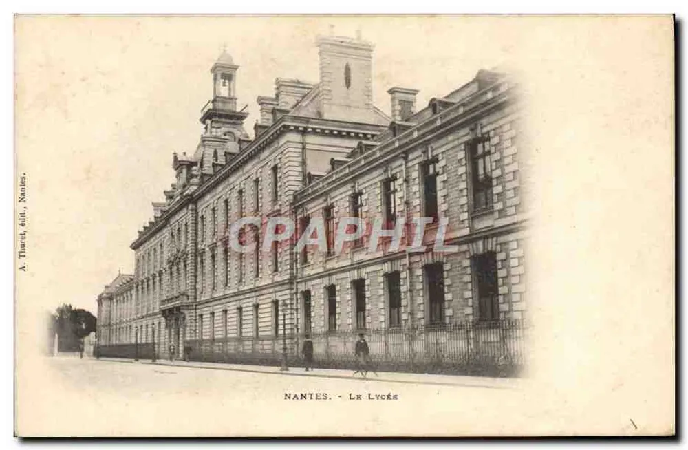 NANTES - O Liceu — A. Thurot, editor, Nantes - Frente