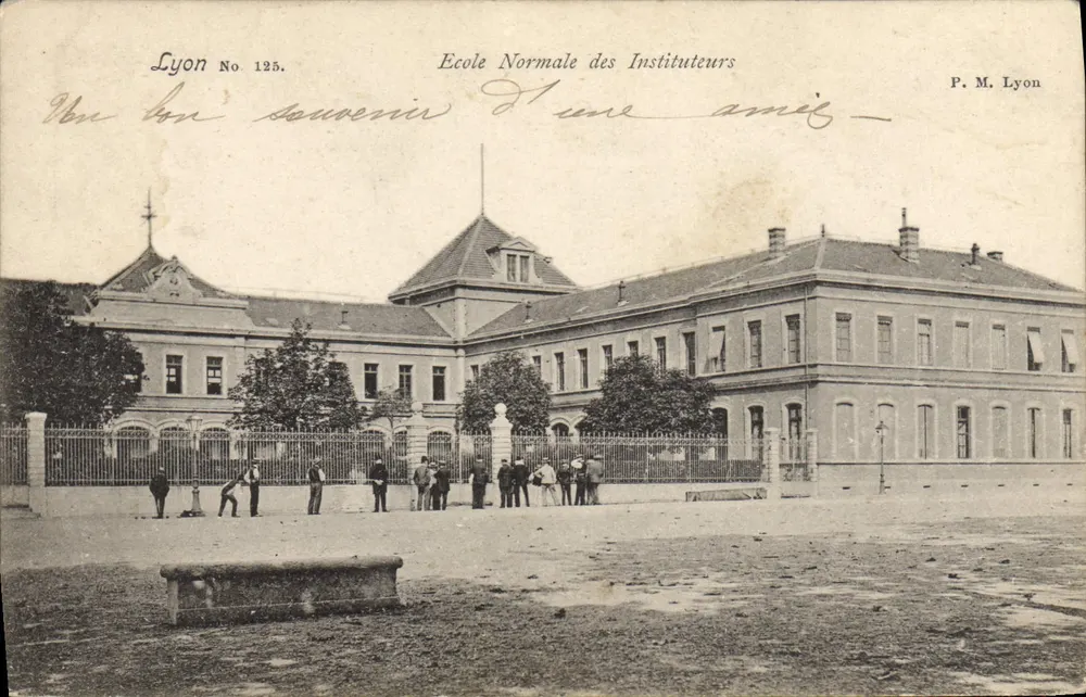 Lyon — Escola Normal dos Institutores — P. M. Lyon, No 125 - Frente