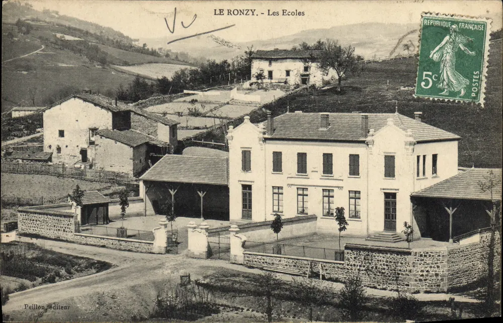 Le Ronzy - Szkoły — Peillon Wydawca - Awers