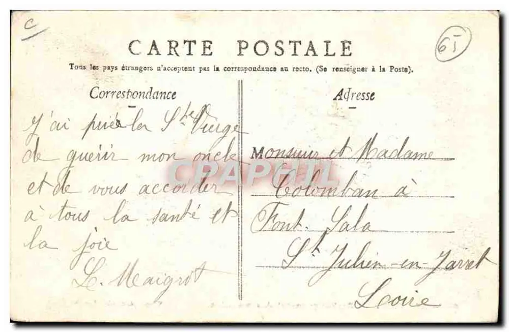 Lourdes — Embarque de enfermos — Viron, fot.-ed. Lourdes - Reverso