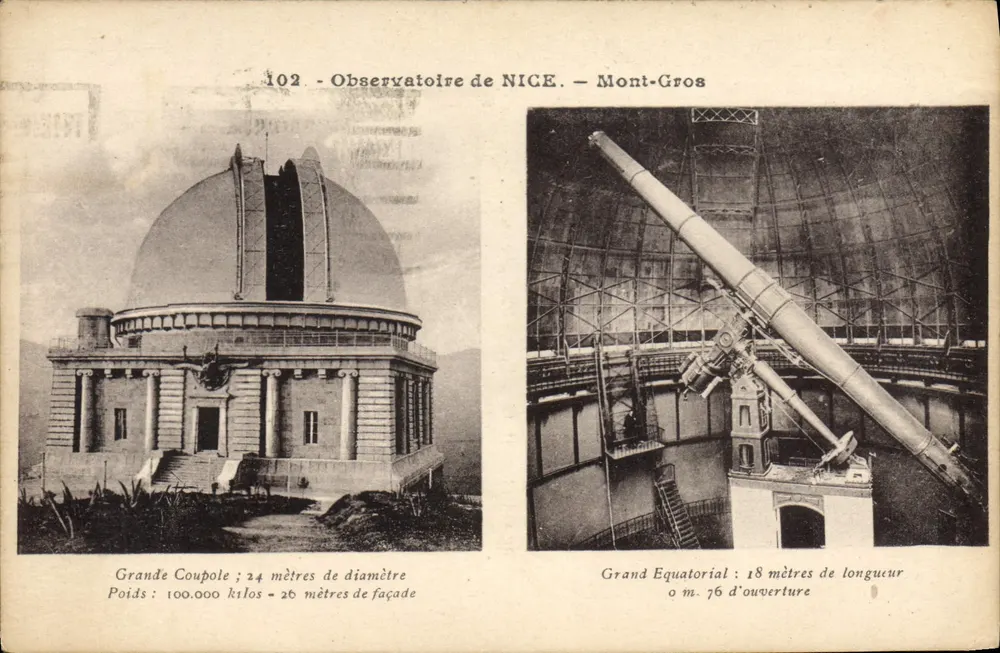 Beobachtungswarte von NICE - Mont-Gros — J. Gilletta et Cie, n°102 - Vorderseite