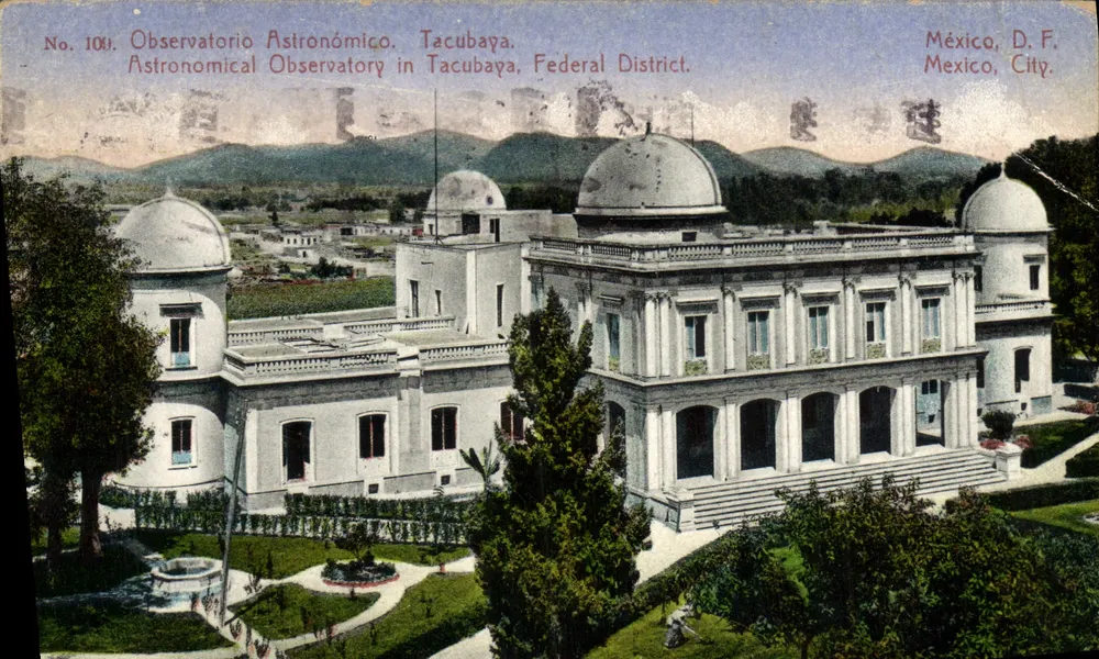 Astronomisches Observatorium von Tacubaya — Mexiko-Stadt — F. Martin, Nr. 100 - Vorderseite