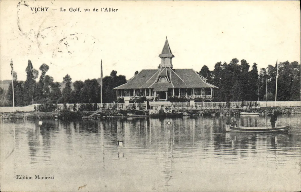 Vichy — O Golfe, visto do Allier — Edição Maniezzzi - Frente