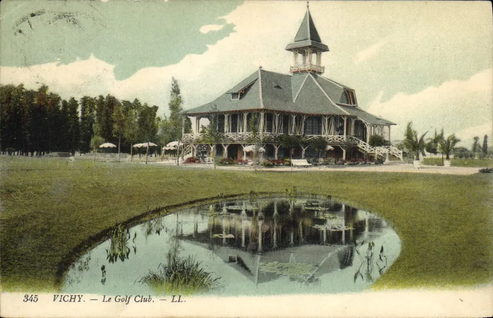 Vichy — O Clube de Golfe — LL. — n° 345 - Frente
