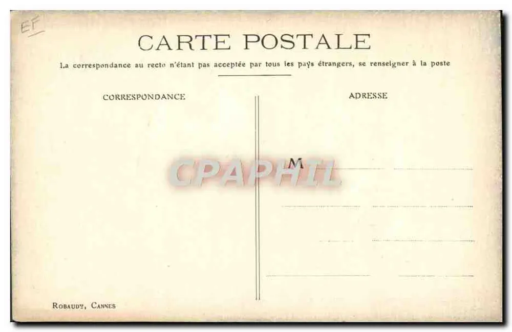 Mónaco — El Golf del Mont-Agel — Robaudy, Cannes - Reverso