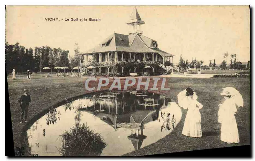 Vichy - O Golfe e o Lago — editor desconhecido, n° 302 - Frente