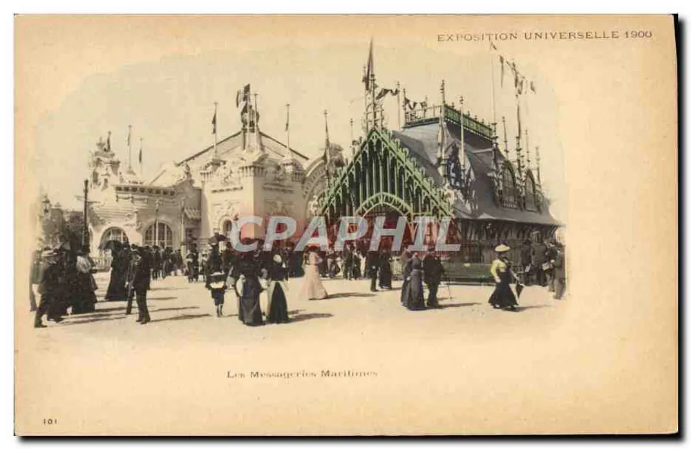 Les Messageries Maritimes — Weltausstellung 1900 — Verlag: 101 - Vorderseite